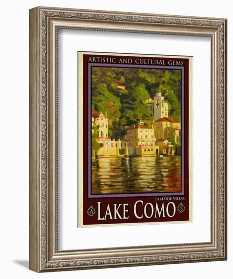 Lake Como Italy 1-Anna Siena-Framed Giclee Print