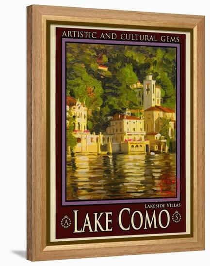 Lake Como Italy 1-Anna Siena-Framed Premier Image Canvas