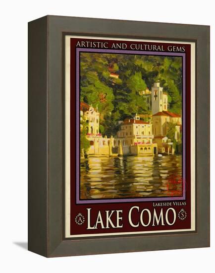 Lake Como Italy 1-Anna Siena-Framed Premier Image Canvas