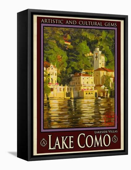 Lake Como Italy 1-Anna Siena-Framed Premier Image Canvas