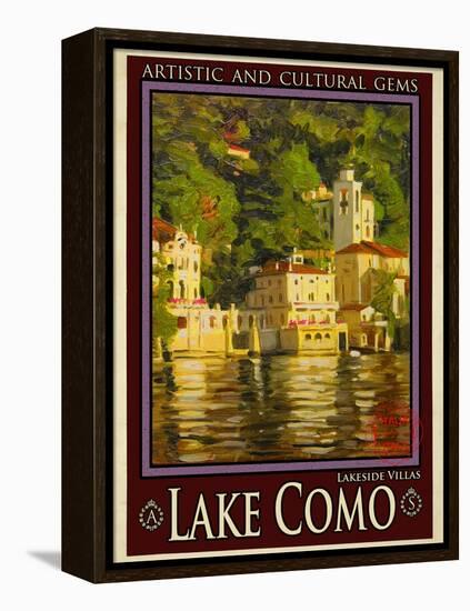 Lake Como Italy 1-Anna Siena-Framed Premier Image Canvas