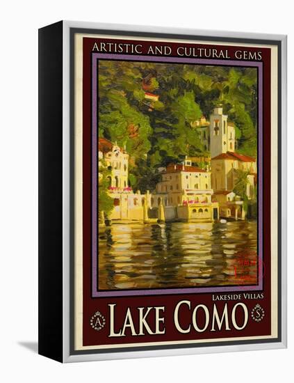 Lake Como Italy 1-Anna Siena-Framed Premier Image Canvas