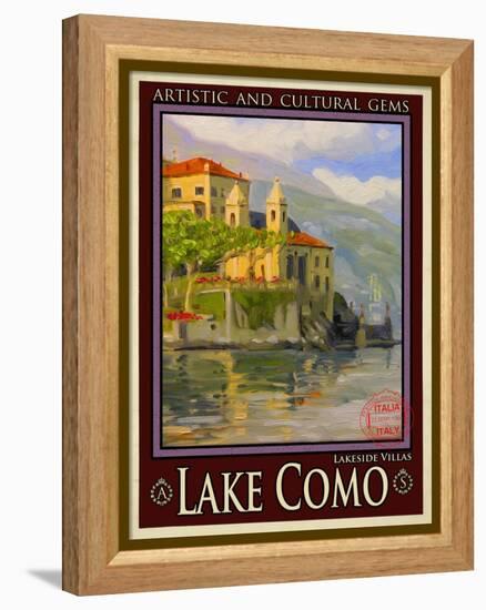 Lake Como Italy 2-Anna Siena-Framed Premier Image Canvas