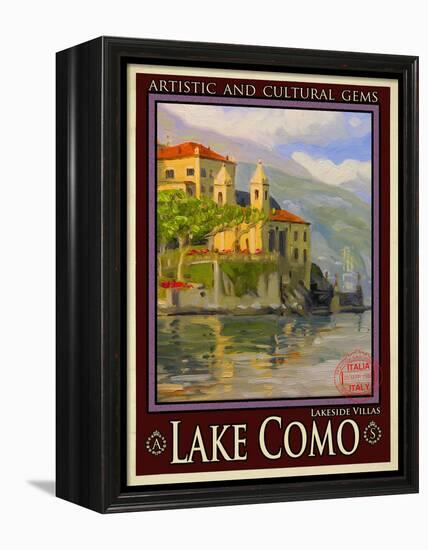 Lake Como Italy 2-Anna Siena-Framed Premier Image Canvas