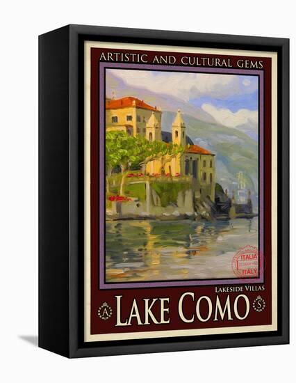 Lake Como Italy 2-Anna Siena-Framed Premier Image Canvas
