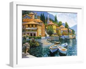 Lake Como Landing-Howard Behrens-Framed Art Print