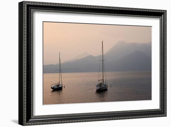 Lake Como Sailboats III-Rita Crane-Framed Photographic Print