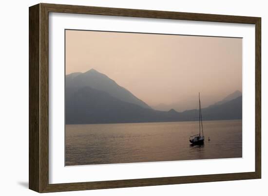 Lake Como Sailboats IV-Rita Crane-Framed Photographic Print