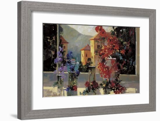 Lake Como View-Ted Goerschner-Framed Giclee Print