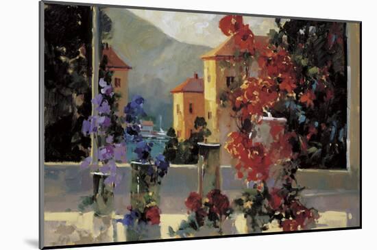 Lake Como View-Ted Goerschner-Mounted Giclee Print