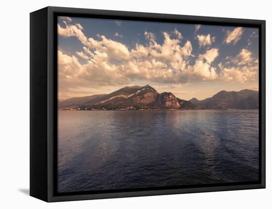 Lake Como Viewed from Bellagio at Dawn, Lombardy, Italy, Europe-Ian Egner-Framed Premier Image Canvas