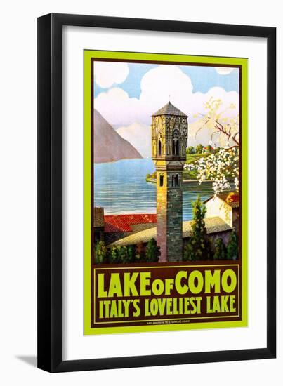 Lake Como-l.G. Mattoni-Framed Art Print