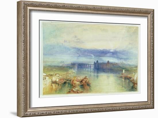 Lake Constance, 1842-J. M. W. Turner-Framed Giclee Print