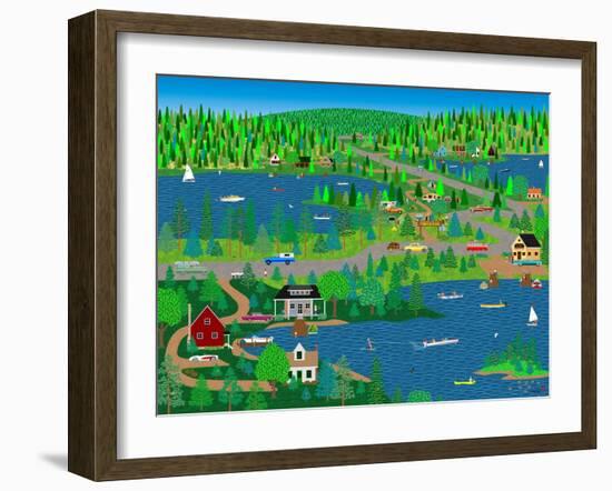 Lake Country-Mark Frost-Framed Giclee Print