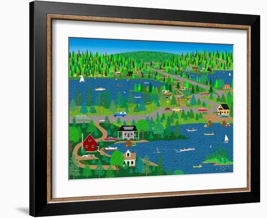 Lake Country-Mark Frost-Framed Giclee Print