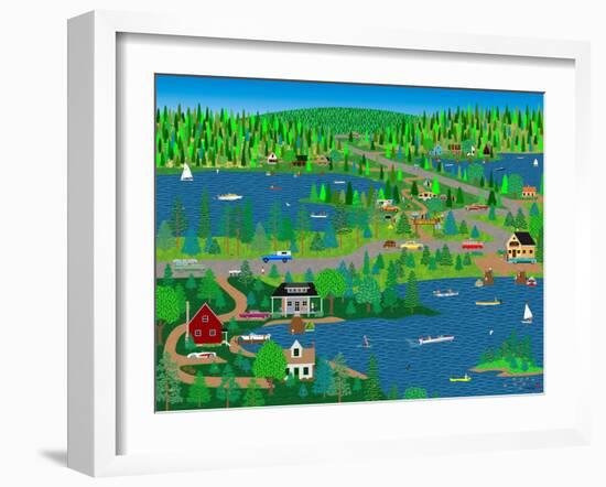 Lake Country-Mark Frost-Framed Giclee Print