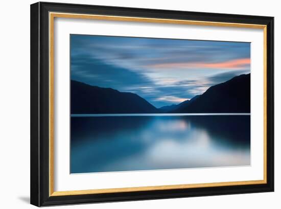 Lake Crescent Dusk-Katherine Gendreau-Framed Photographic Print