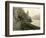 Lake Crescent Road, 1918-Asahel Curtis-Framed Giclee Print