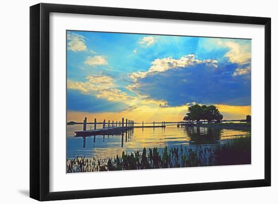 Lake Dora Sunset-Bruce Nawrocke-Framed Art Print