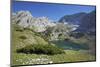 Lake Drachensee with Thajakopf and the Griesspitzen in the Miemingen Mountains Near Ehrwald-Uwe Steffens-Mounted Photographic Print