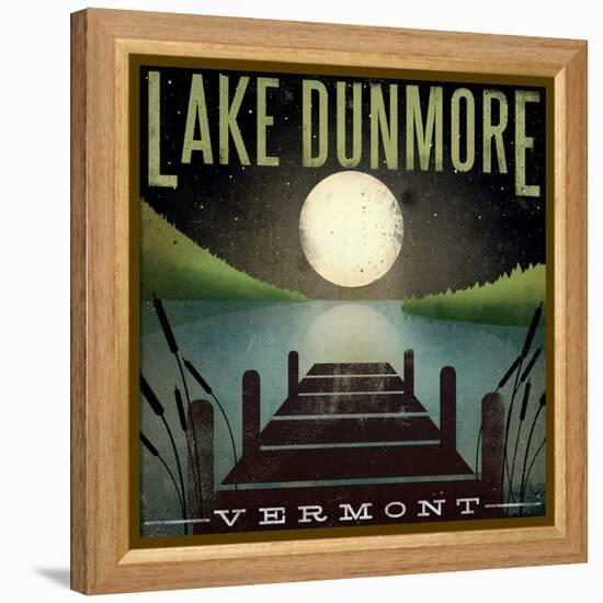 Lake Dunmore Dock-Ryan Fowler-Framed Stretched Canvas