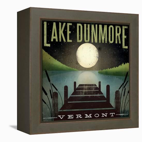 Lake Dunmore Dock-Ryan Fowler-Framed Stretched Canvas