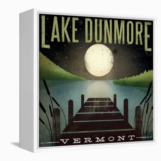 Lake Dunmore Dock-Ryan Fowler-Framed Stretched Canvas