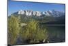 Lake Eibsee in Grainau Close Garmisch-Partenkirchen, Wetterstein Range with Zugspitze-Uwe Steffens-Mounted Photographic Print