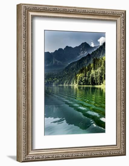 Lake Eibsee with 'Zugspitze'-null-Framed Photographic Print