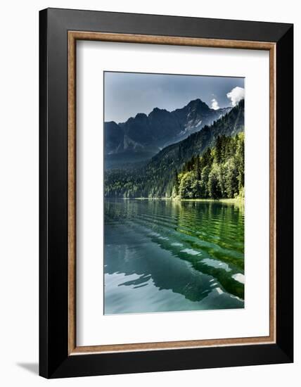 Lake Eibsee with 'Zugspitze'-null-Framed Photographic Print