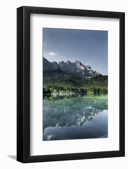 Lake Eibsee with 'Zugspitze'-null-Framed Photographic Print