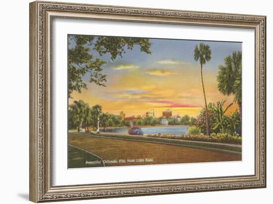 Lake Eola, Orlando, Florida-null-Framed Art Print