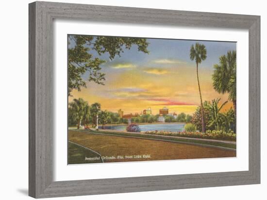 Lake Eola, Orlando, Florida-null-Framed Art Print