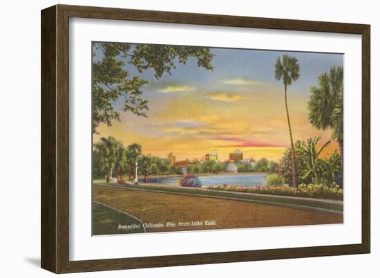 Lake Eola, Orlando, Florida-null-Framed Art Print