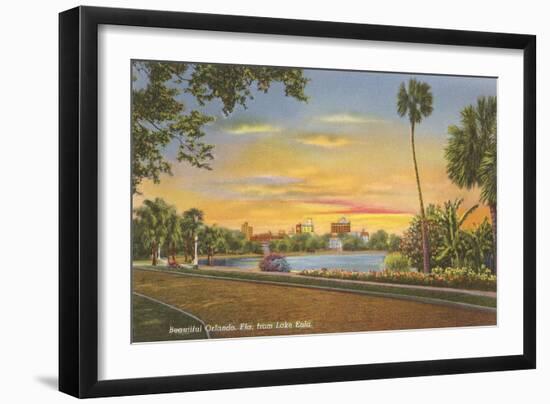 Lake Eola, Orlando, Florida-null-Framed Art Print