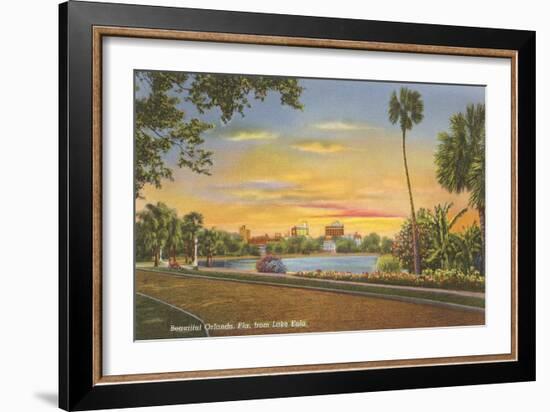 Lake Eola, Orlando, Florida-null-Framed Art Print