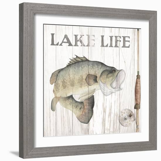 Lake Fishing II-Wild Apple Portfolio-Framed Art Print