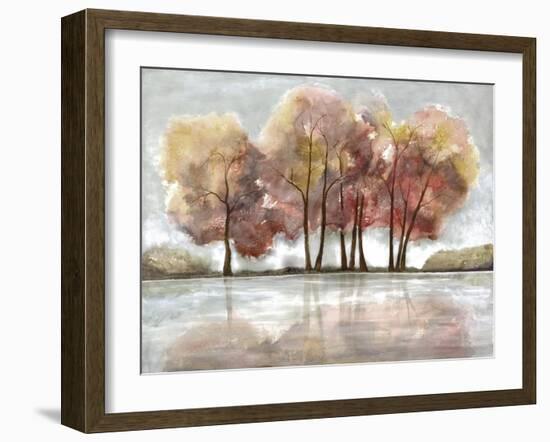 Lake Foliage-Doris Charest-Framed Art Print