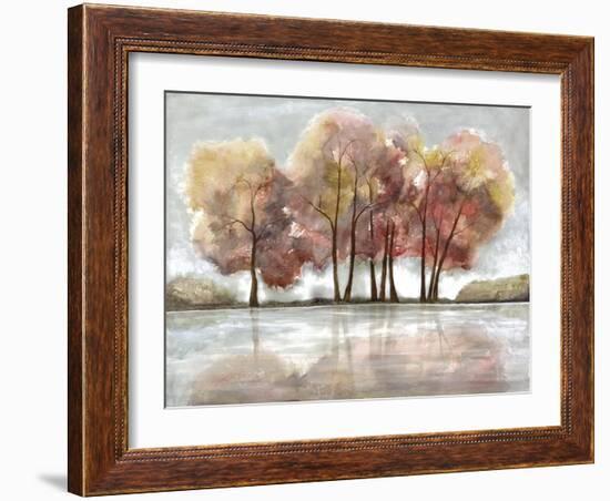 Lake Foliage-Doris Charest-Framed Art Print