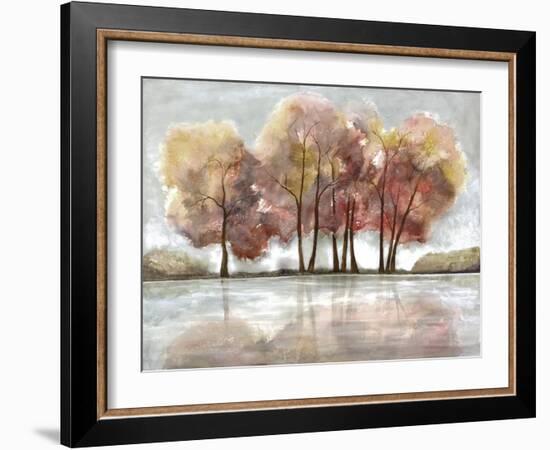 Lake Foliage-Doris Charest-Framed Art Print