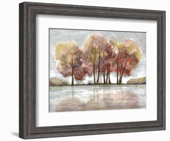 Lake Foliage-Doris Charest-Framed Art Print