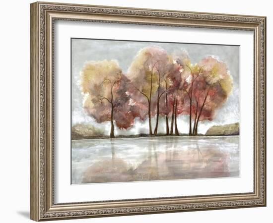 Lake Foliage-Doris Charest-Framed Art Print