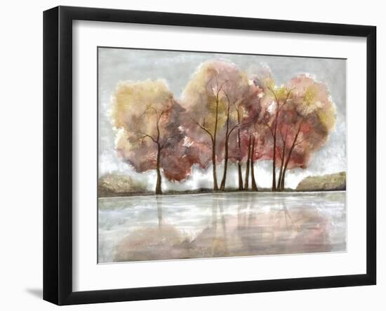 Lake Foliage-Doris Charest-Framed Art Print