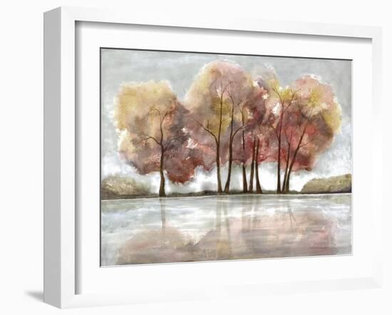 Lake Foliage-Doris Charest-Framed Art Print