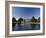 Lake, Fountain and Ornamental Trees in Hampton Court Palace Grounds, Near London-Nigel Blythe-Framed Photographic Print