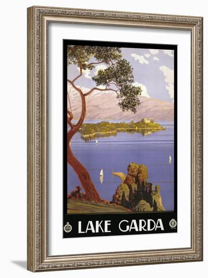 Lake Garda-null-Framed Giclee Print