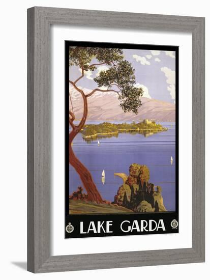 Lake Garda-null-Framed Giclee Print