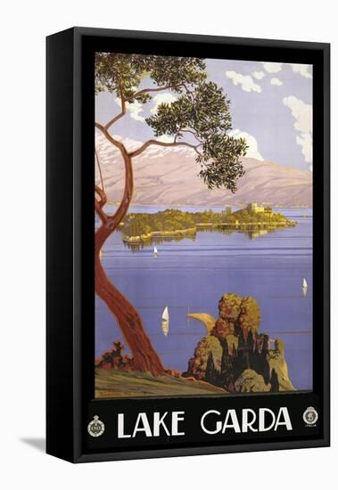 Lake Garda-null-Framed Premier Image Canvas