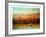 Lake Geneva at Sunset-Gustave Courbet-Framed Giclee Print