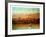 Lake Geneva at Sunset-Gustave Courbet-Framed Giclee Print